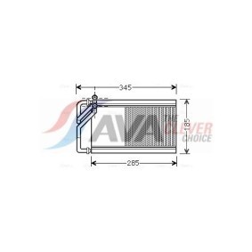 Compre Radiador de calefacción de AVA COOLING SYSTEMS online para CARNIVAL / GRAND CARNIVAL III (VQ) a precios moderados