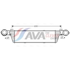 Kühler, Motorkühlung für MERCEDES-BENZ von AVA COOLING SYSTEMS