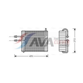 Ölkühler für MERCEDES-BENZ von AVA COOLING SYSTEMS