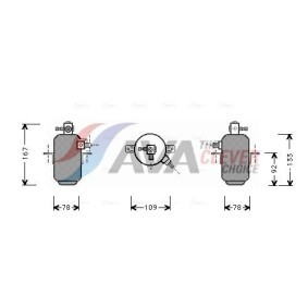 Ladeluftkühler für MERCEDES-BENZ von AVA COOLING SYSTEMS