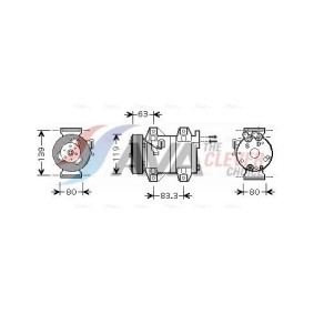Ladeluftkühler für MERCEDES-BENZ von AVA COOLING SYSTEMS