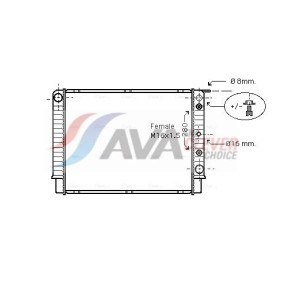 Ladeluftkühler für MERCEDES-BENZ von AVA COOLING SYSTEMS