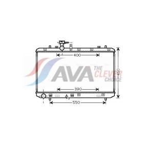 Comprar Radiador, refrigeración del motor de AVA COOLING SYSTEMS PE2032 a bajo precio de 206,97 €