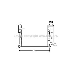 Comprar Radiador, refrigeración del motor de AVA COOLING SYSTEMS PE2092 a bajo precio de 89,64 €