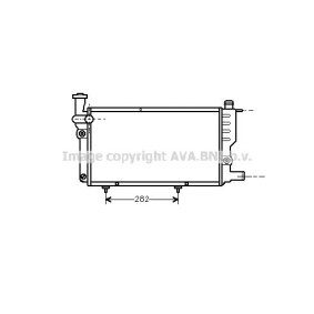 Comprar Radiador, refrigeración del motor de AVA COOLING SYSTEMS PE2095 a bajo precio de 58,81 €