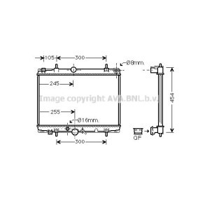 Comprar Radiador, refrigeración del motor de AVA COOLING SYSTEMS PE2213 a bajo precio de 93,89 €