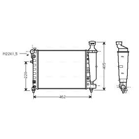 Comprar Radiador, refrigeración del motor de AVA COOLING SYSTEMS PEA2012 a bajo precio de 100,87 €