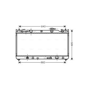 Compre Radiador, arrefecimento do motor da AVA COOLING SYSTEMS TO2282 a um preço baixo por 180,03 €