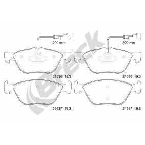 Achetez des Plaquettes de frein BRECK 21636 00 701 10 à prix pour 31,02 €
