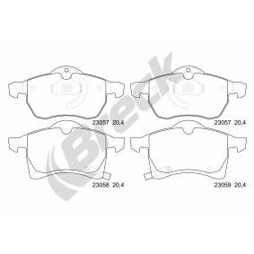 Achetez des Plaquettes de frein BRECK 23057 00 701 10 à prix pour 49,31 €