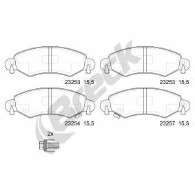 Achetez des Plaquettes de frein BRECK 23253 00 702 10 à prix pour 52,20 €