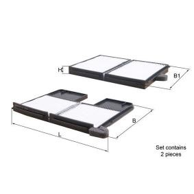 Innenraumfilter LA 186/S von MAHLE ORIGINAL günstig für 13,63 € online kaufen