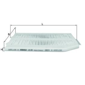 Achetez des Filtre d'habitacle de chez MAHLE ORIGINAL en ligne pour Frontera A SUV (U92) à prix modérés