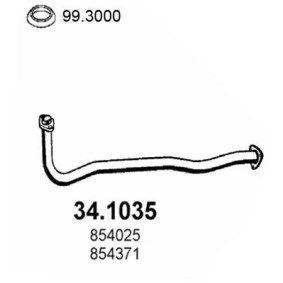 Comprar Tubo de escape de ASSO 34.1035 a bajo precio de 51,99 €
