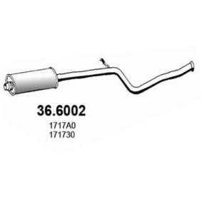 Compre Silenciador central de ASSO online para 106 II Van / Hatchback (1S_) a preços moderados