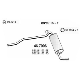 Endschalldämpfer 46.7006 von ASSO günstig für 132,23 € online kaufen