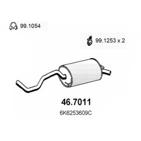 Endschalldämpfer 46.7011 von ASSO günstig für 67,58 € online kaufen