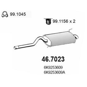 Endschalldämpfer 46.7023 von ASSO günstig für 126,89 € online kaufen