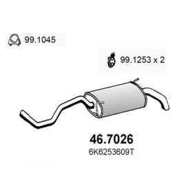 Endschalldämpfer 46.7026 von ASSO günstig für 138,35 € online kaufen