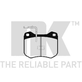 Compre Pastilhas de travão de NK online para 504 a preços moderados