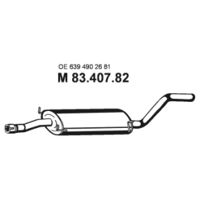 Mittelschalldämpfer 83.407.82 von EBERSPÄCHER günstig für 442,09 € online kaufen