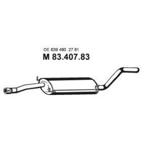 Mittelschalldämpfer 83.407.83 von EBERSPÄCHER günstig für 442,36 € online kaufen