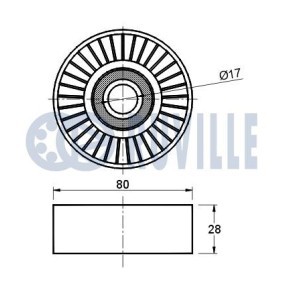Spannarm, Keilrippenriemen 55976 von RUVILLE günstig für 9,26 € online kaufen