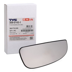 Spiegelglas, Außenspiegel 309-0143-1 von TYC günstig für 13,30 € online kaufen