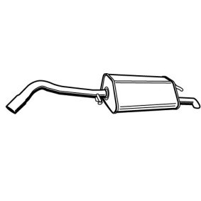 Compre Silenciador de escape de VEGAZ online para Escort Mk6 Sedán (GAL, AFL) a precios moderados