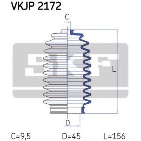 Compre Jogo de foles, direcção da SKF VKJP 2172 a um preço baixo por 32,64 €