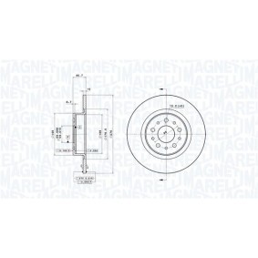 Bremsscheibe 360406011001 von MAGNETI MARELLI günstig für 109,01 € online kaufen
