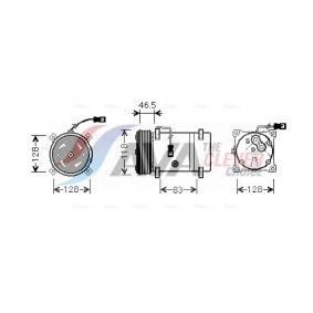 Compre Condensador, ar condicionado da AVA COOLING SYSTEMS BK5012 a um preço baixo por 993,34 €