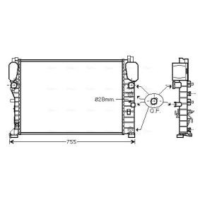 Kühler, Motorkühlung MSA2394 von AVA COOLING SYSTEMS günstig für 145,55 € online kaufen