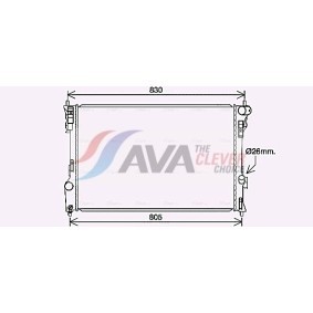 Kjøp Radiator, motorkjøling av AVA COOLING SYSTEMS DN2353 til den lave prisen 2628,65 NOK