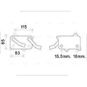 Ölkühler für MERCEDES-BENZ von AVA COOLING SYSTEMS