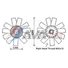 Kühler, Motorkühlung MS2553 von AVA COOLING SYSTEMS günstig für 151,30 € online kaufen