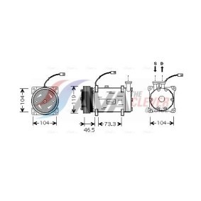 Achetez des Condenseur, climatisation AVA COOLING SYSTEMS BK5011 à prix pour 1033,71 €