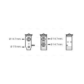 Comprar Válvula de expansión, aire acondicionado de AVA COOLING SYSTEMS HY1292 a bajo precio de 79,61 €