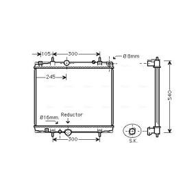 Comprar Radiador, refrigeración del motor de AVA COOLING SYSTEMS PEA2276 a bajo precio de 240,35 €