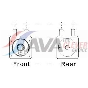 Ölkühler AU3129 ROVER von AVA COOLING SYSTEMS
