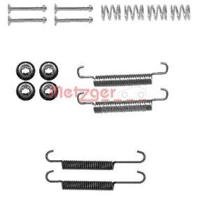 Achetez des Kit d'accessoires, mâchoires de frein de stationnement METZGER 105-0893 à prix pour 9,06 €