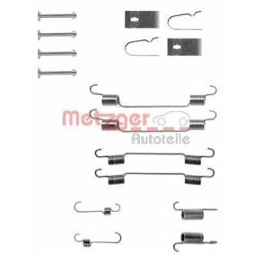Compre Kit de accesorios de las zapatas de freno de METZGER online para JUSTY I (KAD) a precios moderados