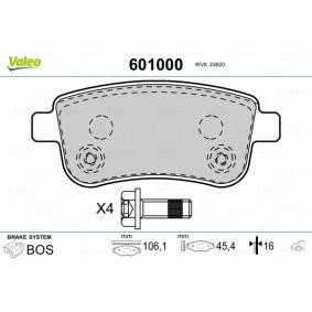 Bremsbeläge 601000 von VALEO günstig für 32,19 € online kaufen