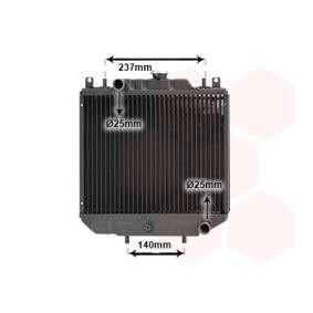Compre Radiador, arrefecimento do motor da VAN WEZEL 99002001 a um preço baixo por 338,87 €