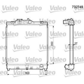 Kühler, Motorkühlung 732749 von VALEO günstig für 205,40 € online kaufen