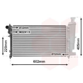 Comprar Radiador, refrigeración del motor de VAN WEZEL 09002118 a bajo precio de 83,90 €