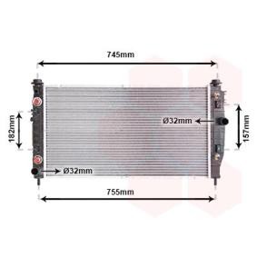 Kjøp Radiator, motorkjøling av VAN WEZEL 07002054 til den lave prisen 2448,70 NOK