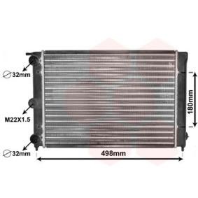 Achetez des Radiateur du moteur VAN WEZEL 58002039 à prix pour 48,65 €