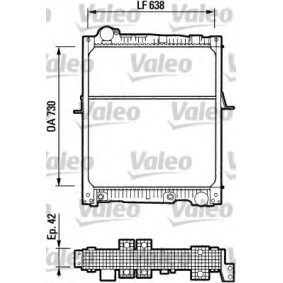 Kühler, Motorkühlung für MERCEDES-BENZ von VALEO