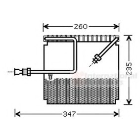 Acquista Evaporatore climatizzatore da VAN WEZEL 2500V199 a buon mercato per soli 274,31 €